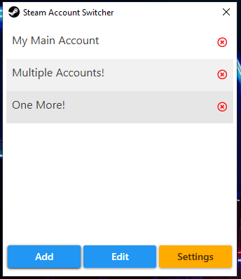 Steam Account Switcher